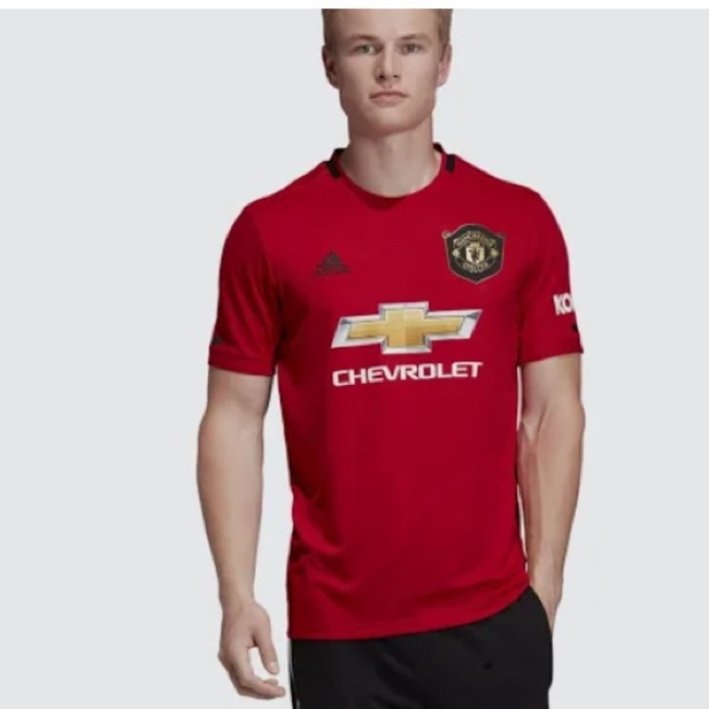 Adidas Manchester United FC Red Home Jersey Size Small Football Soccer
